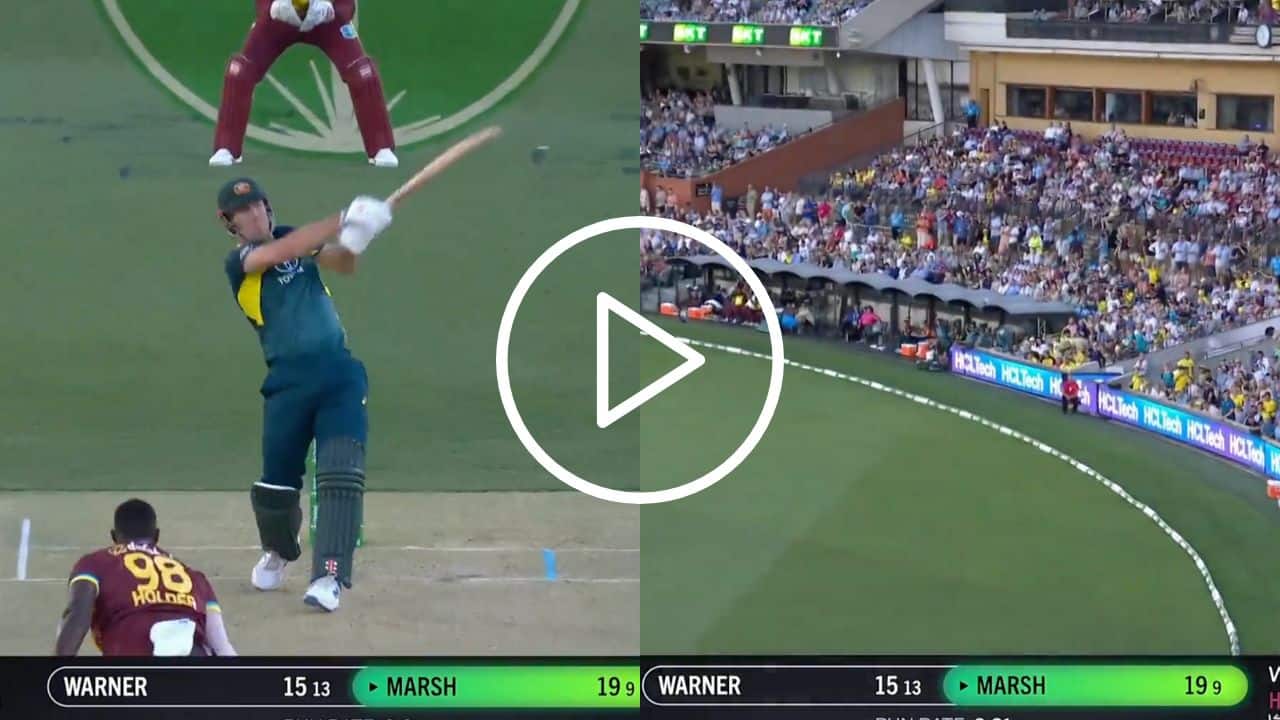 [Watch] Mitchell Marsh Pulls Jason Holder For Mighty Huge Six In 2nd T20I Vs WI